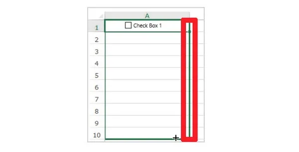 فرمول نویسی چک باکس در اکسل