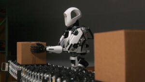 جولان ربات های انسان نمای مرسدس بنز در خط تولید [+ویدئو]