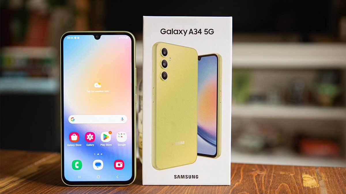 مشخصات گلکسی A34