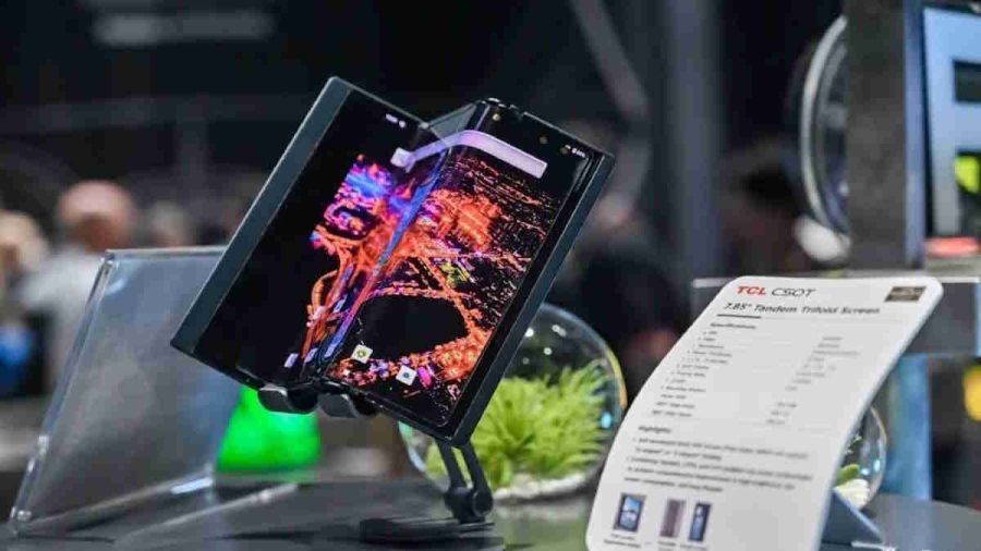 شرکت TCL CSOT اولین گوشی تاشو سه گانه را رونمایی کرد