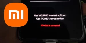 آموزش حل مشکل ارور NV data is corrupted گوشی شیائومی