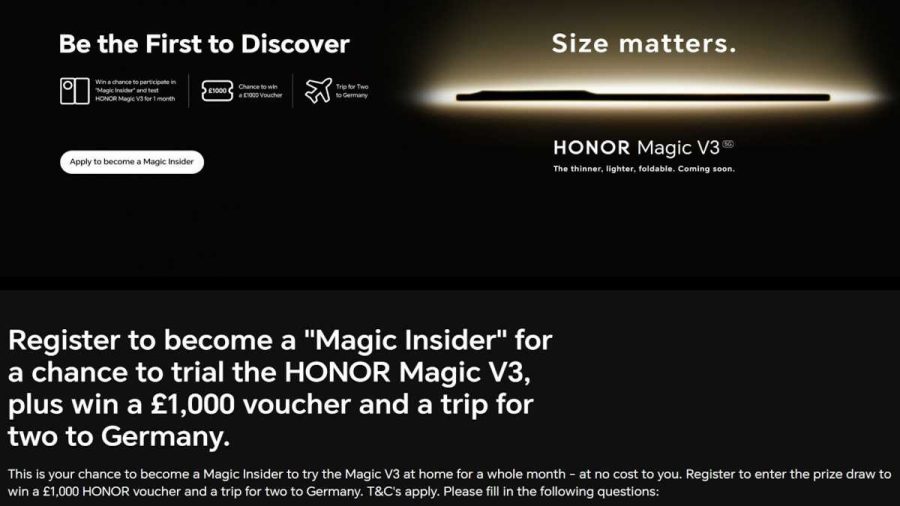 پس از عرضه در چین مجیک وی 3 آنر راهی اروپا می‌شود