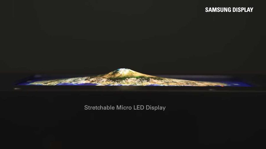 سامسونگ صفحه نمایش میکرو LED ساخته که مثل لاستیک کش می‌آید؛ تماشا کنید
