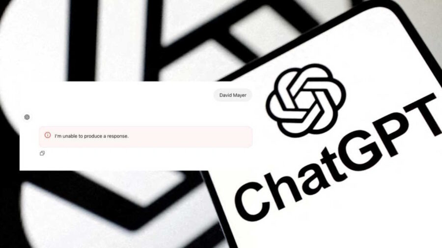 بروز خطای فنی در ChatGPT ؛ نوشتن اسامی خاص مانند «دیوید مایر» چت را مختل می‌کند