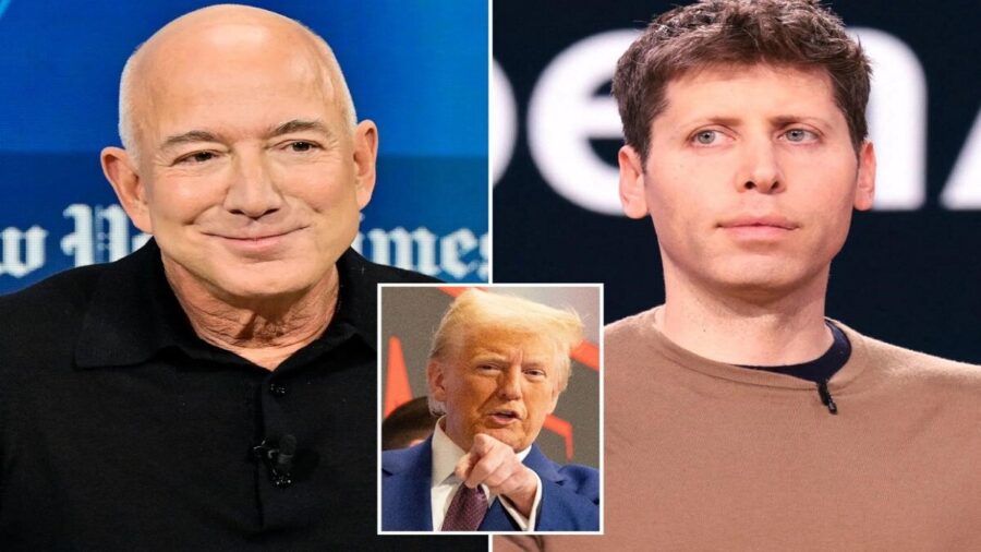 سم آلتمن و جف بیزوس هم هر کدام یک میلیون دلار به مراسم تحلیف ترامپ اهدا کردند
