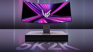 اولین مانیتور OLED خم‌ شونده جهان با وضوح 5K2K معرفی شد