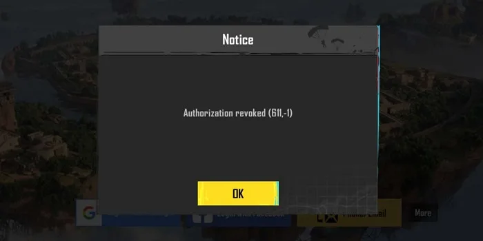 رفع ارور Authorization Revoked در پابجی