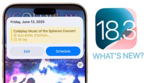 iOS 18.3 منتشر شد؛ معرفی ویژگی‌های جدید آی او اس در آی او اس 18.3