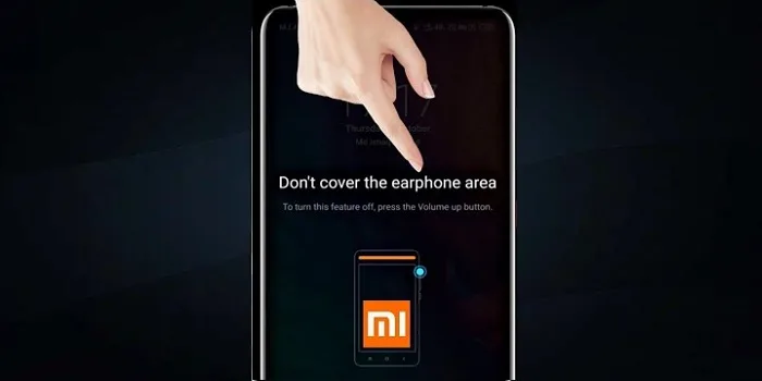 ارور Don't cover the earphone area گوشی شیائومی