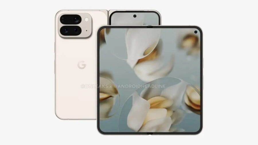 تصاویر رندر شده گوشی Google Pixel 10 Pro Fold فاش شد