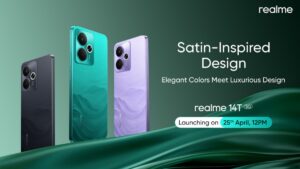 گوشی Realme 14T 5G با روشن‌ترین نمایشگر و باتری 6000 میلی‌آمپری معرفی خواهد شد