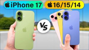 مقایسه جامع آیفون 17 با آیفون‌های 16، 15 و 14 ؛ پیشرفتی بزرگ در نمایشگر، دوربین، پردازنده و باتری