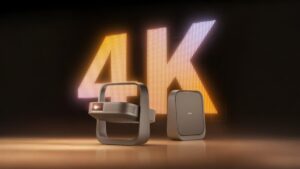 این پروژکتور قابل‌حمل با وضوح 4K و قابلیت‌های هوش مصنوعی توسط ایکس‌جیمی معرفی شد