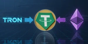 تفاوت انتقال تتر در شبکه ترون و اتریوم