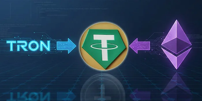 تفاوت انتقال تتر در شبکه ترون و اتریوم