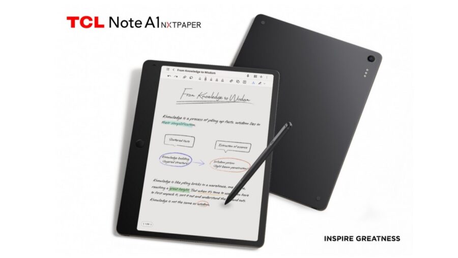 تبلت دیجیتال Note A1 NxtPaper از کمپانی تی سی ال معرفی شد