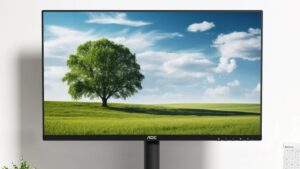 مانیتور جدید AOC با نمایشگر 4K و تمرکز ویژه بر سلامت چشم معرفی شد